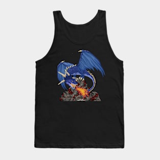 Blue Dragon Fantasy Novelty Gift Tank Top